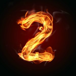 Fire number "2"